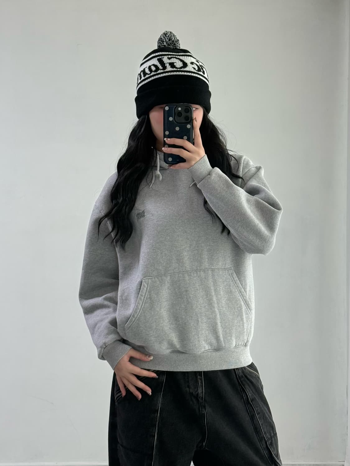 브라운브레스 그레이 후드티 상품이미지2