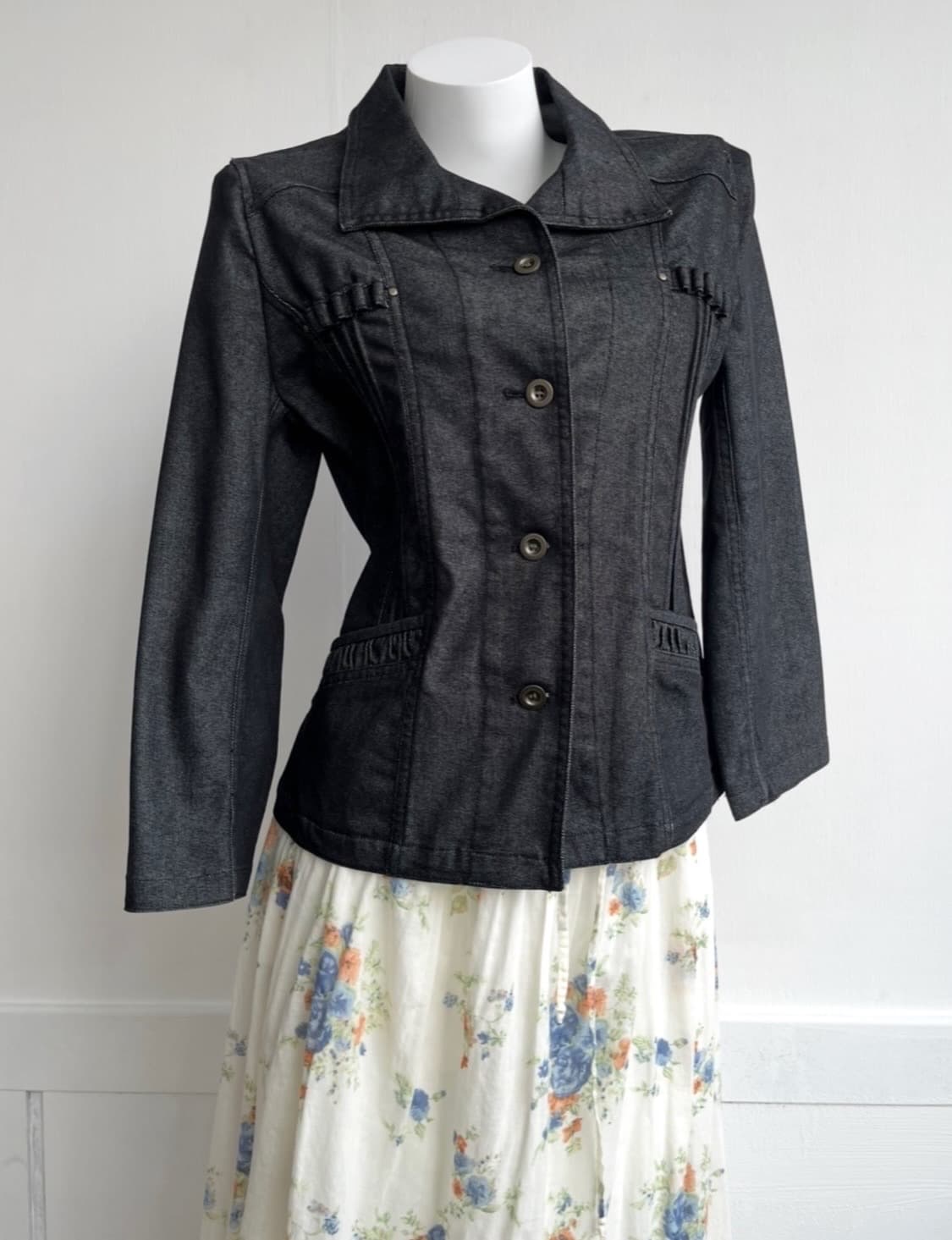 Dama 흑청 데님 자켓 상품이미지1