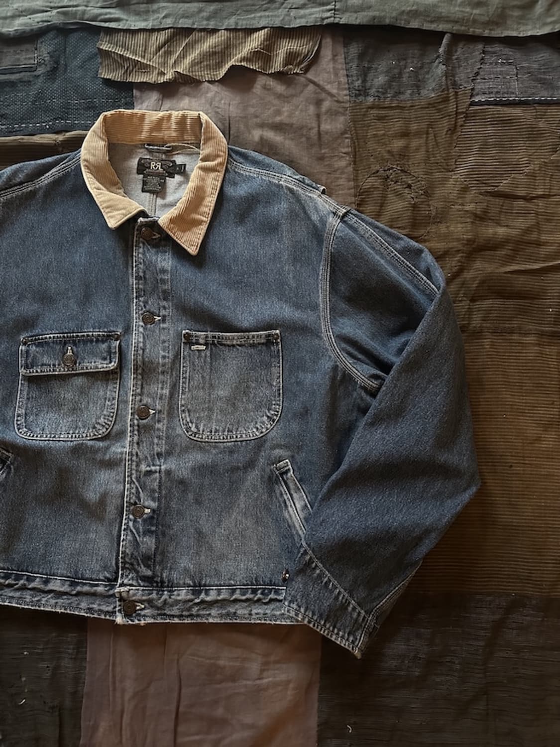 90s USA RRL Vintage Denim Jacket 상품이미지3