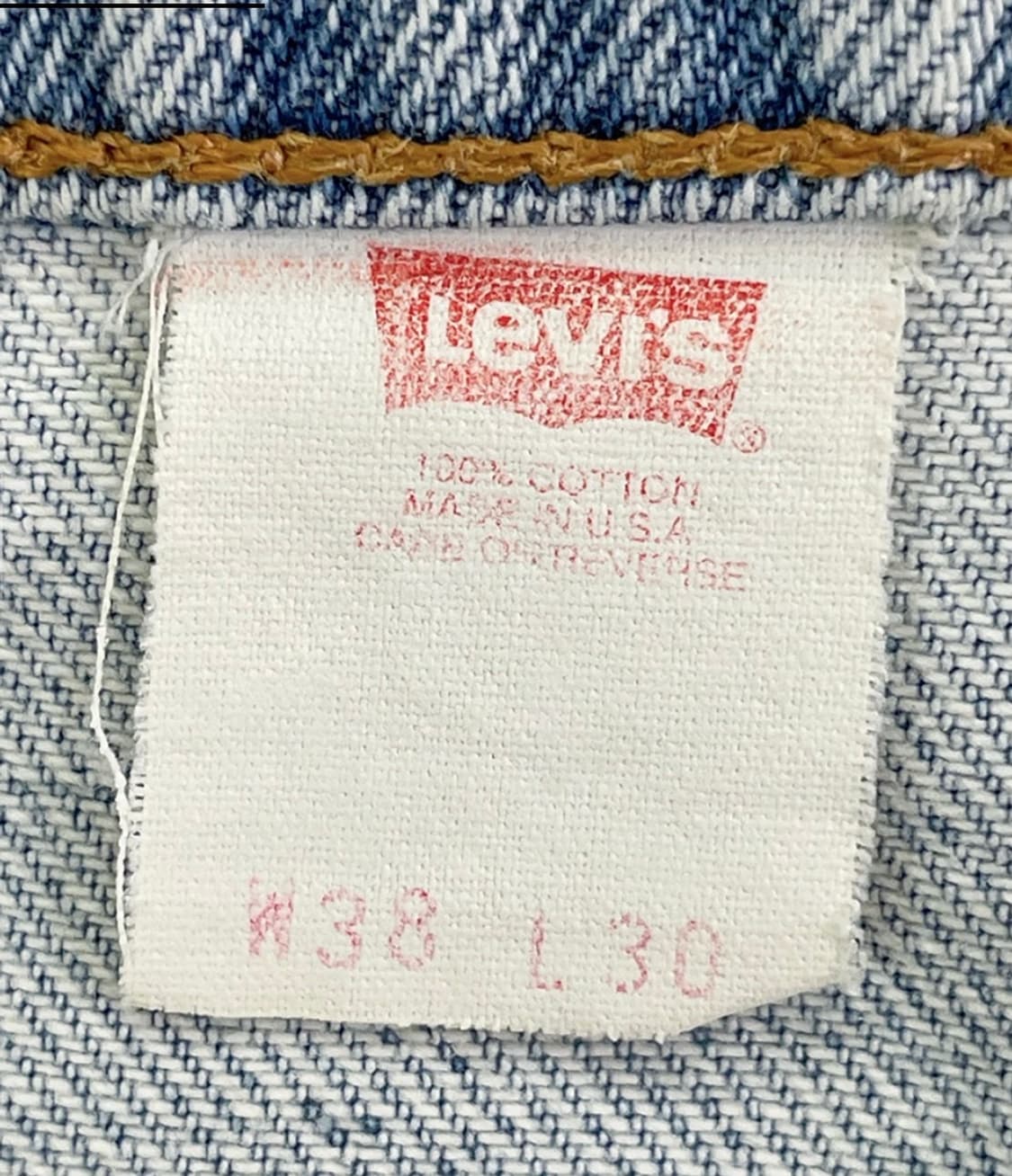 90s Levis 517 USA Orange Tab Red Batwing 상품이미지6