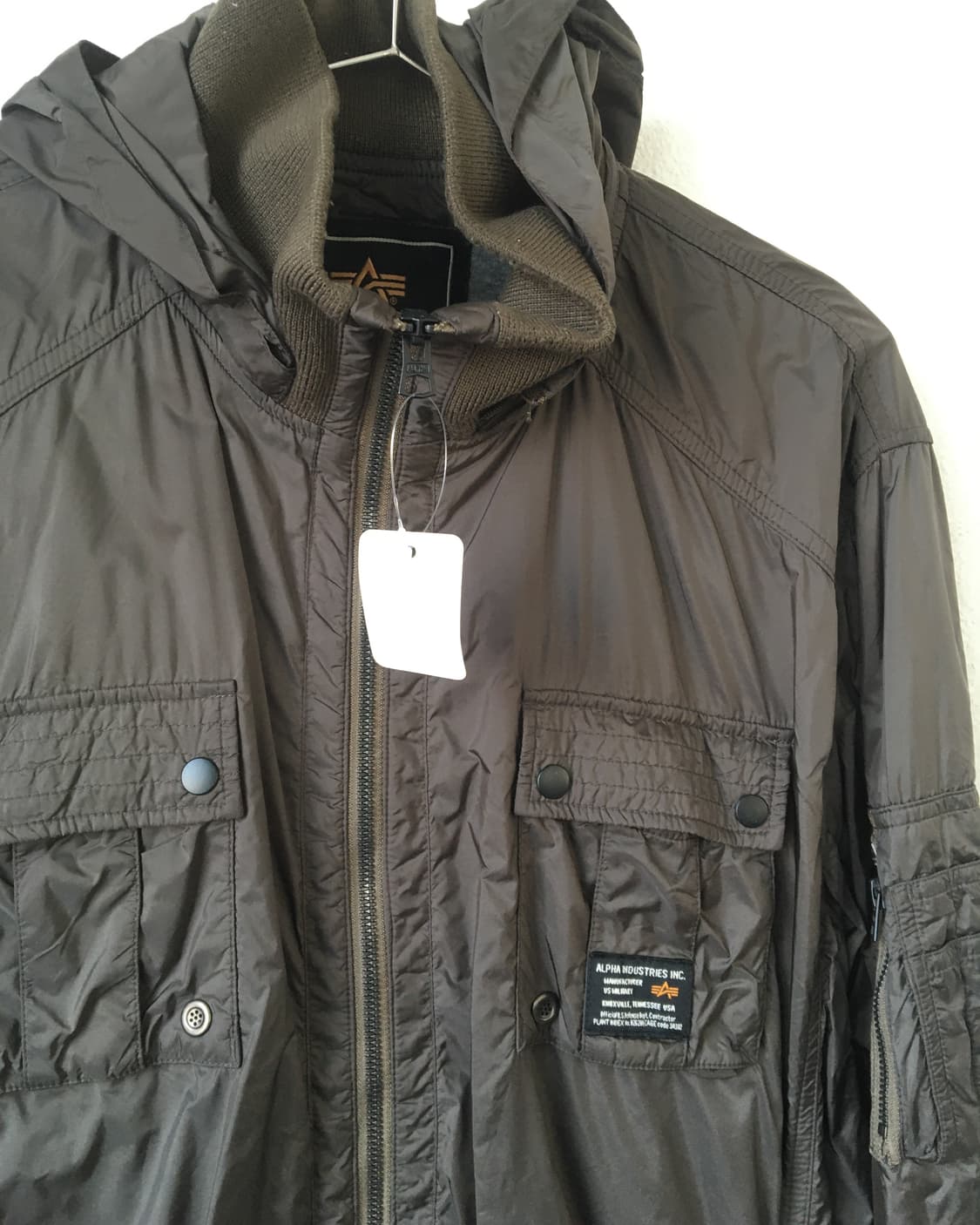 Alpha industries high neck jacket 상품이미지4