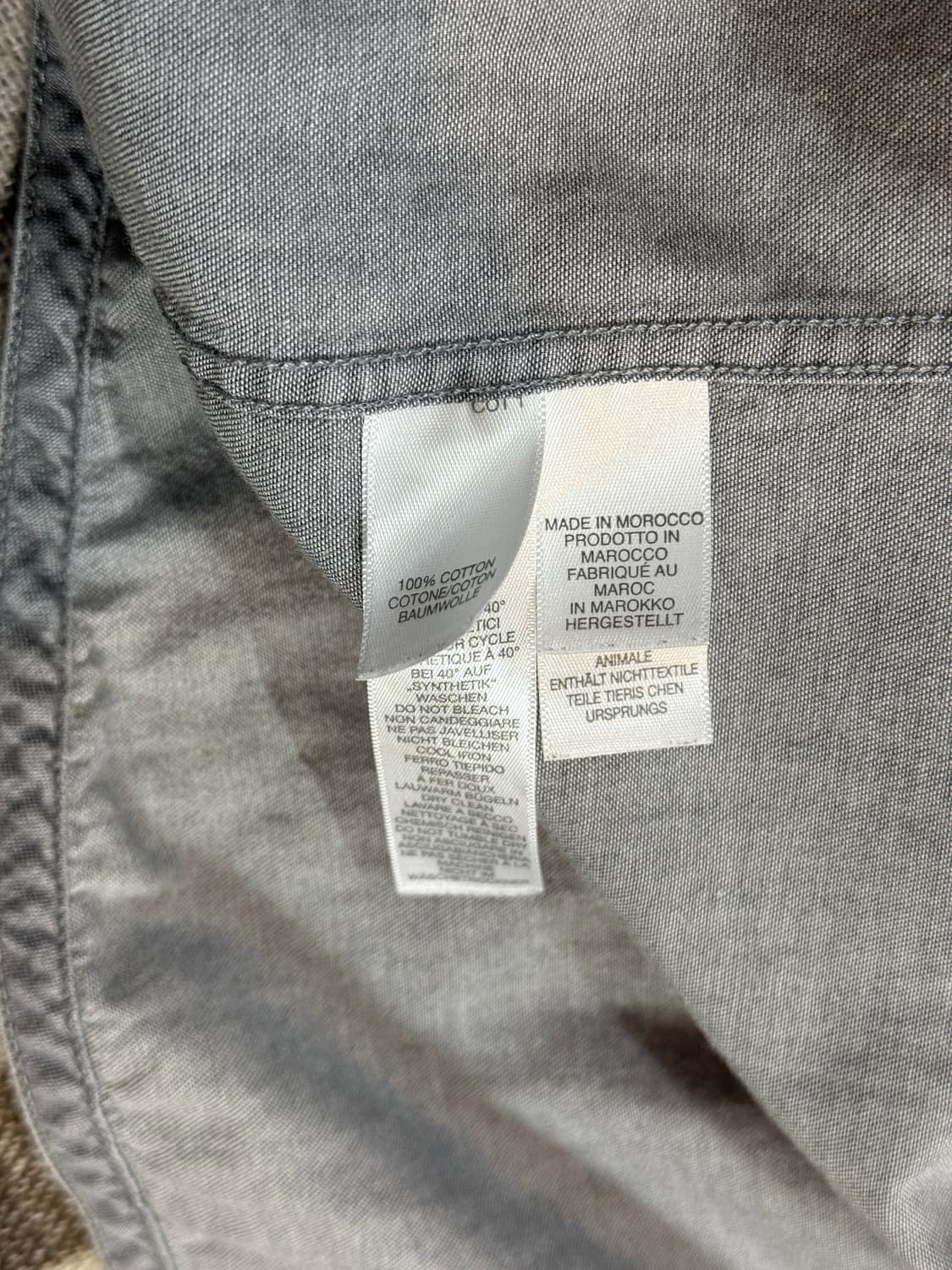 폴스미스  그레이 워시드 셔츠 상품이미지8