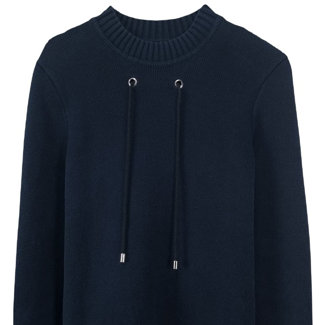 [크레이그 그린] 드로우 스트링 크루넥 니트 네이비 P01443 상품이미지4