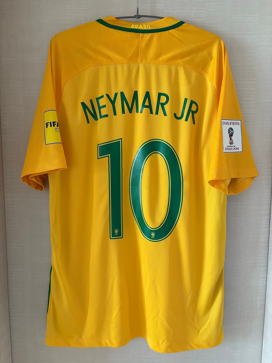 16-18 브라질 홈 네이마르 유니폼 정품 상품이미지5
