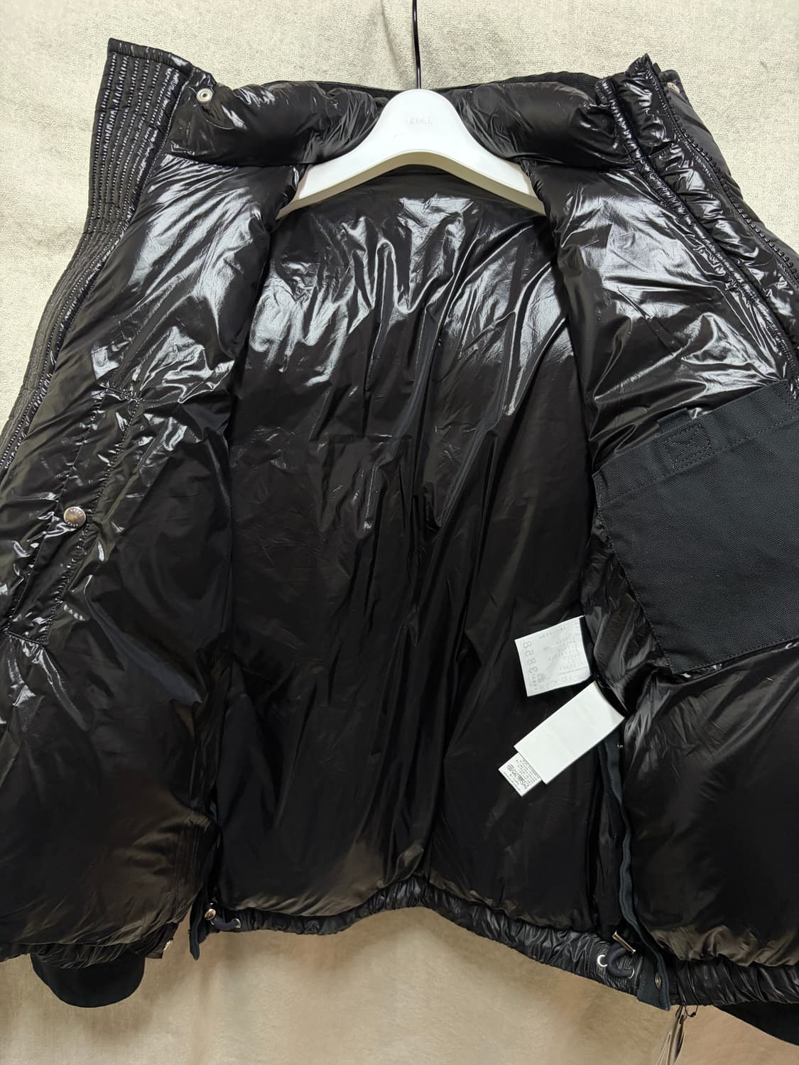 사카이 x 칼하트 SACAI x Carhartt  덕다운자켓 블랙 상품이미지5