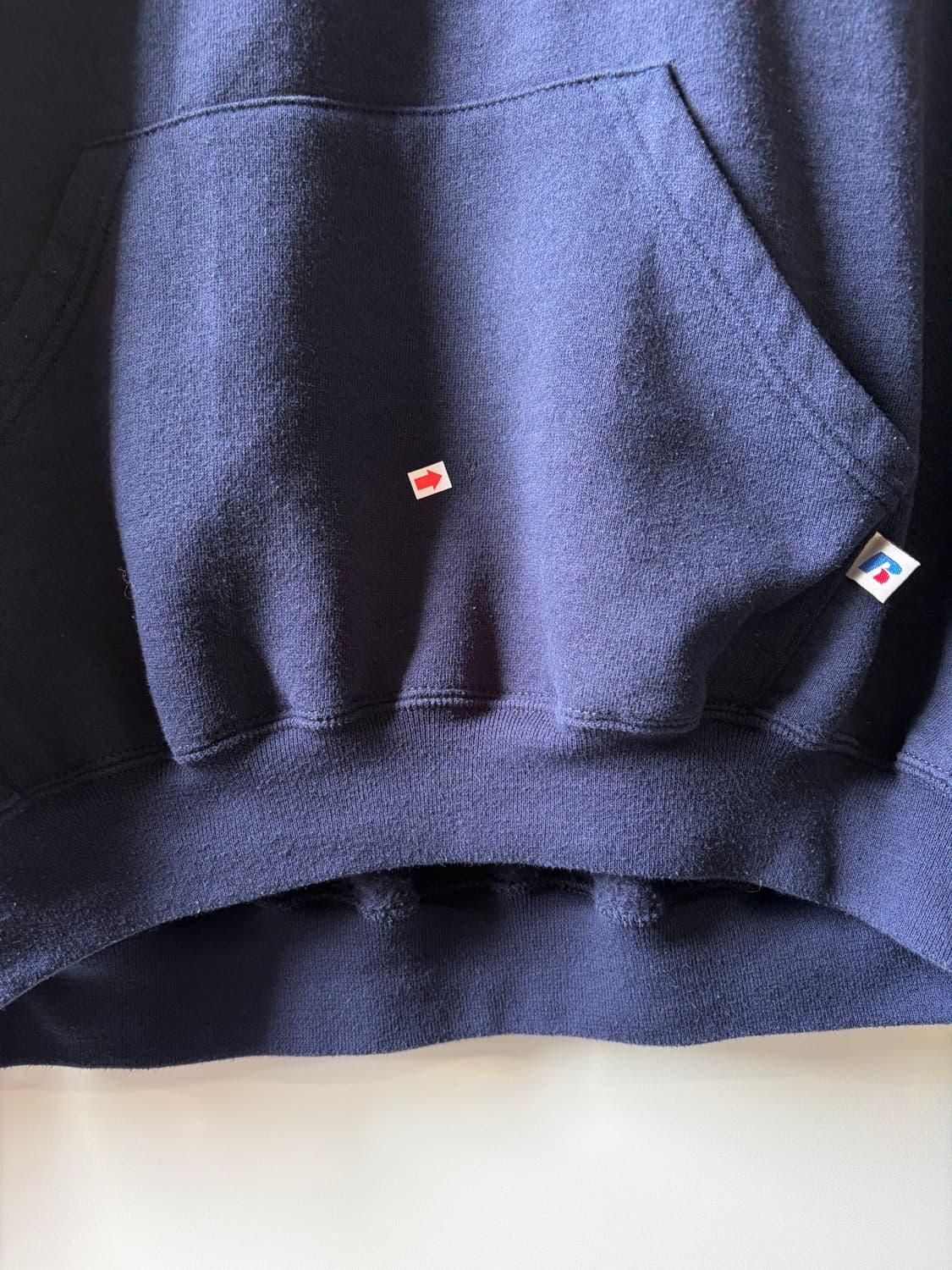 90s 러셀 에슬레틱 50/50 후디 네이비 상품이미지4