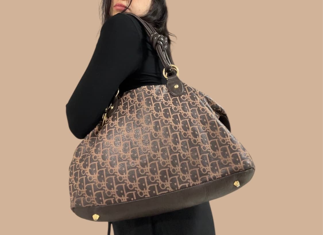 디올 트로터 캔버스 호보백  DIOR TROTTER (빈티지/정품) 상품이미지2