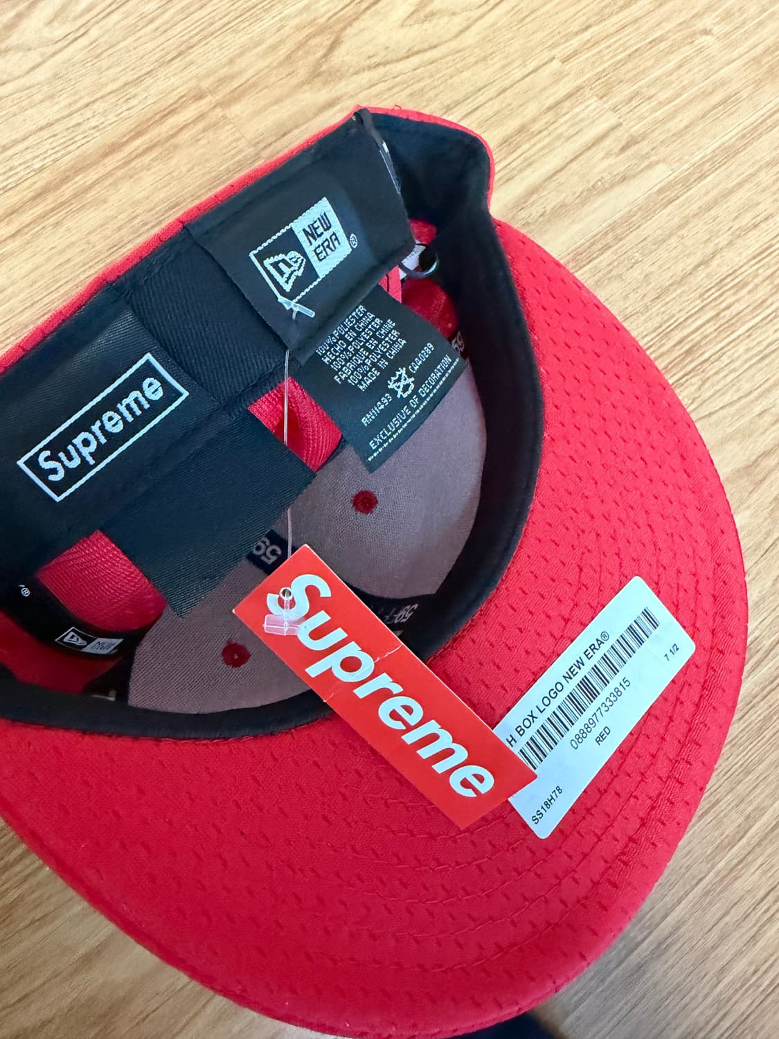 Supreme mesh box logo new era  상품이미지5
