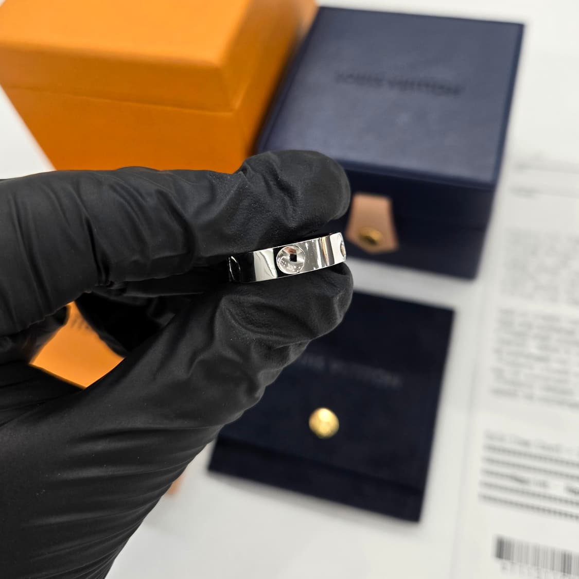 루이비통 앙프렝뜨 반지 54호 화이트골드 상품이미지4