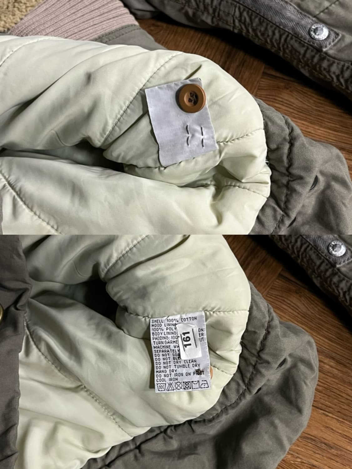 밀리터리 디테일 후드 점퍼 상품이미지8