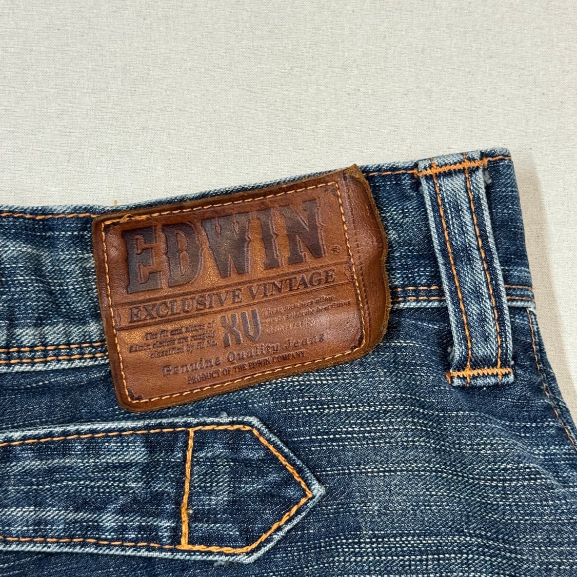 30inch) 에드윈 신치백 부츠컷 데님 청바지 상품이미지3