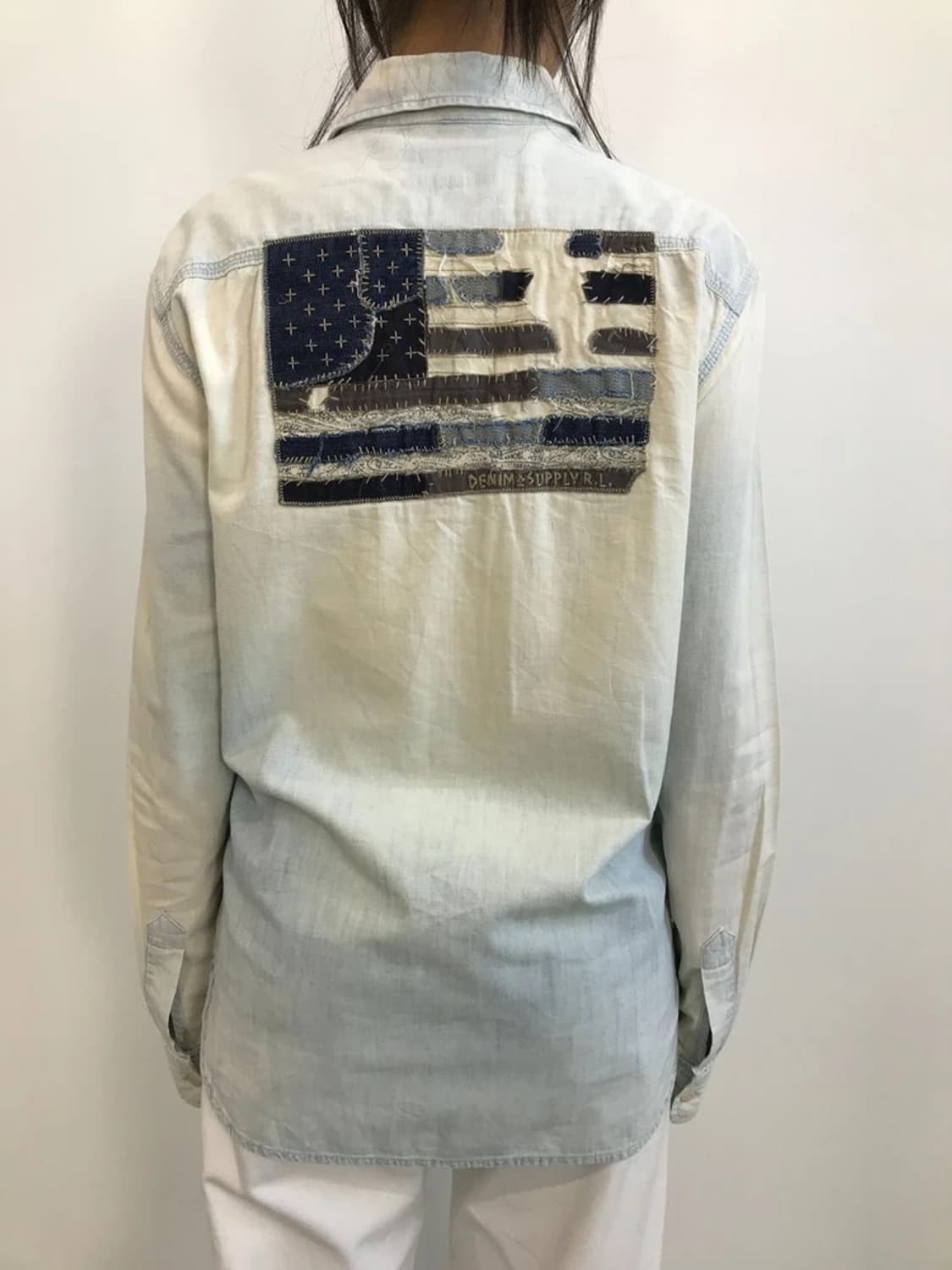 Ralph Lauren Flag Denim Shirt 상품이미지2