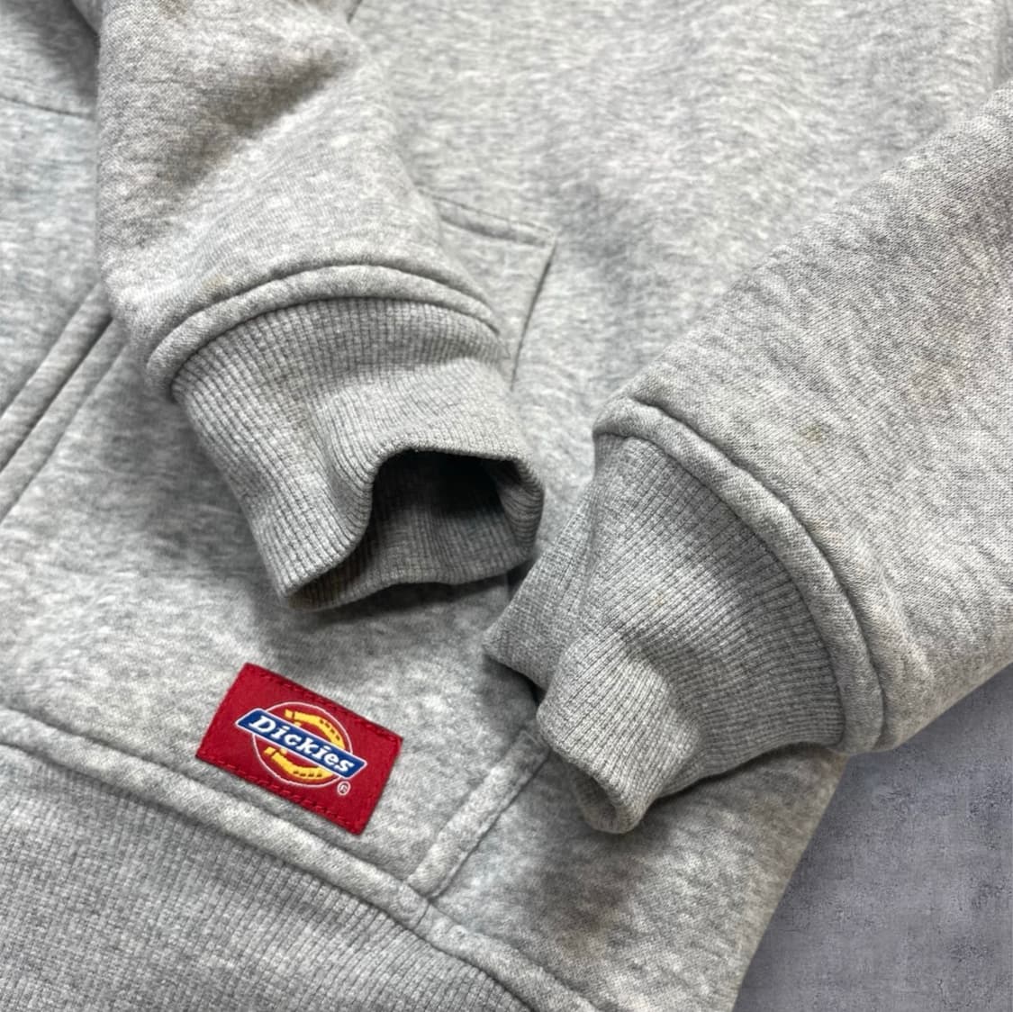 디키즈 Dickies 라이트그레이 양털 후드집업 XL (160) 상품이미지6