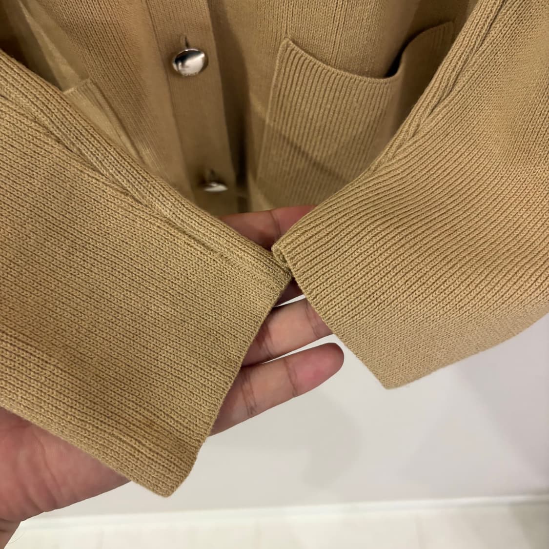 TIME 타임 가디건 베이지 상품이미지4