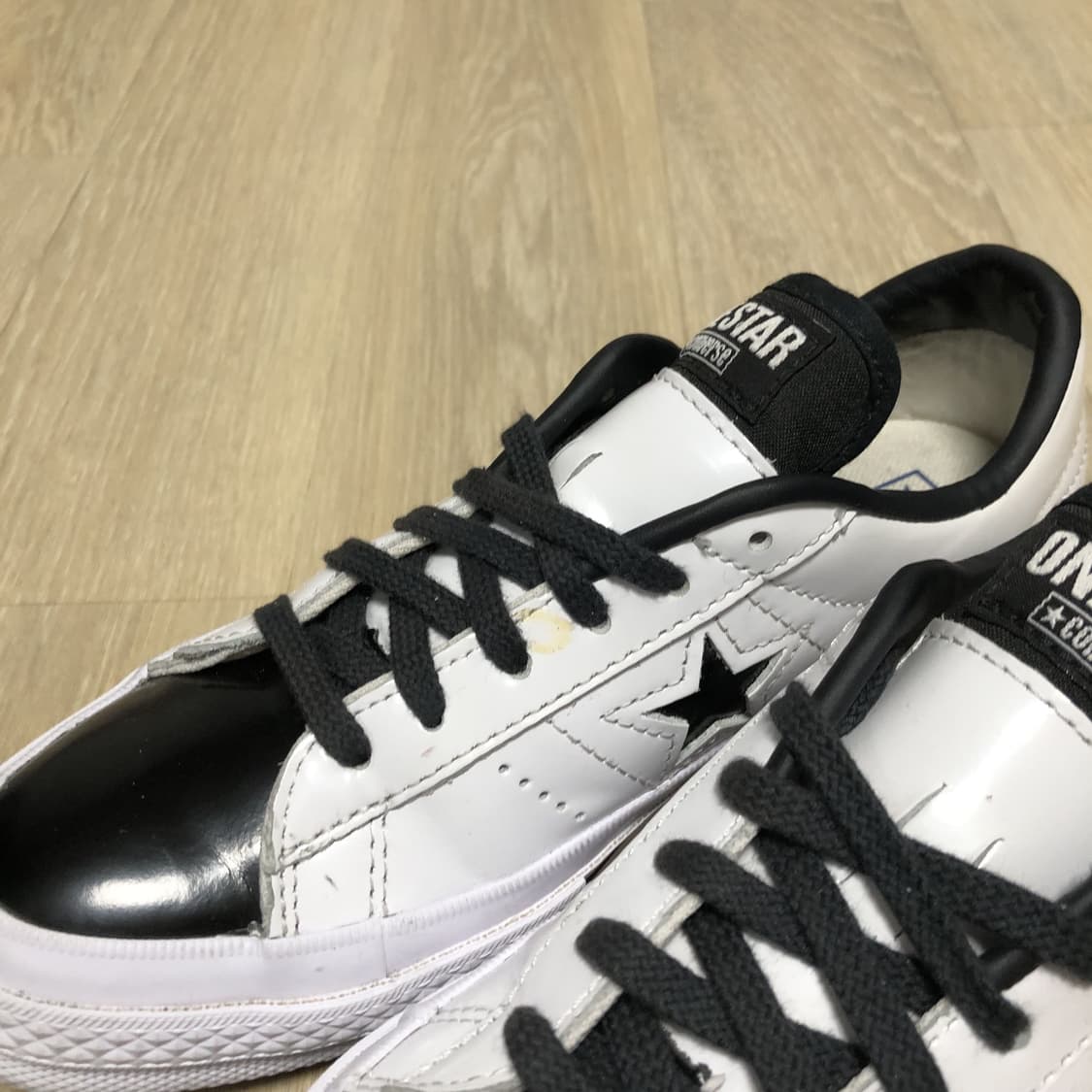 (230) 컨버스 CONVERSE 원스타 레더 한별 화이트 상품이미지5