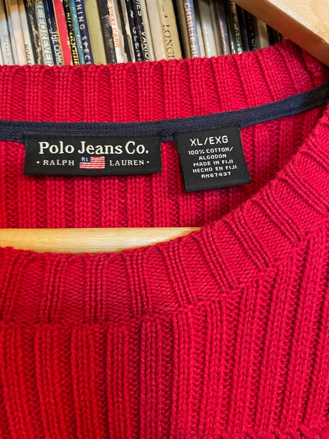 폴로진스 성조기 라운드넥 니트 상품이미지5