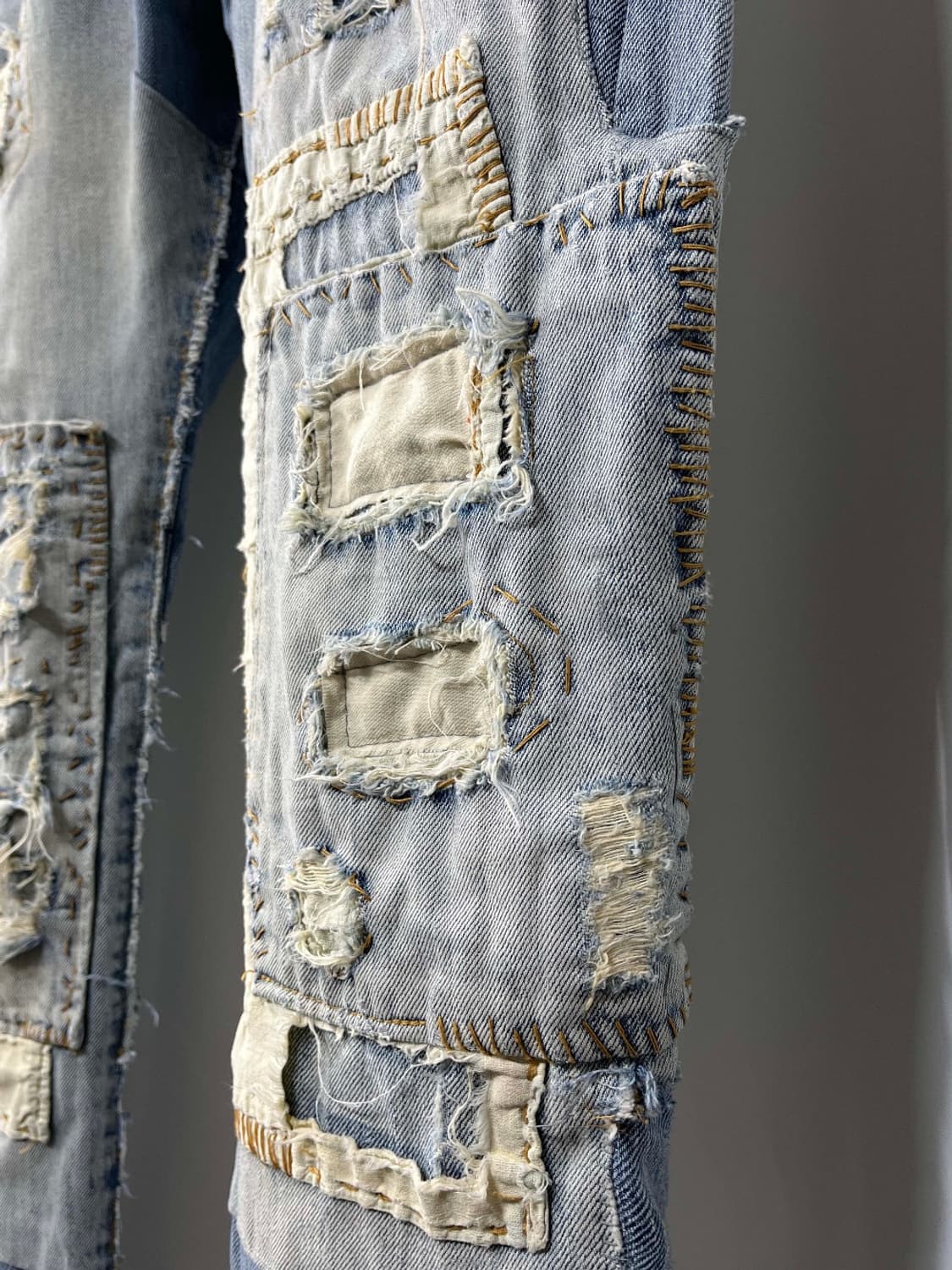 (처분가)귀한 폴로 랄프로렌 설리번 패치워크 데님 34 상품이미지6