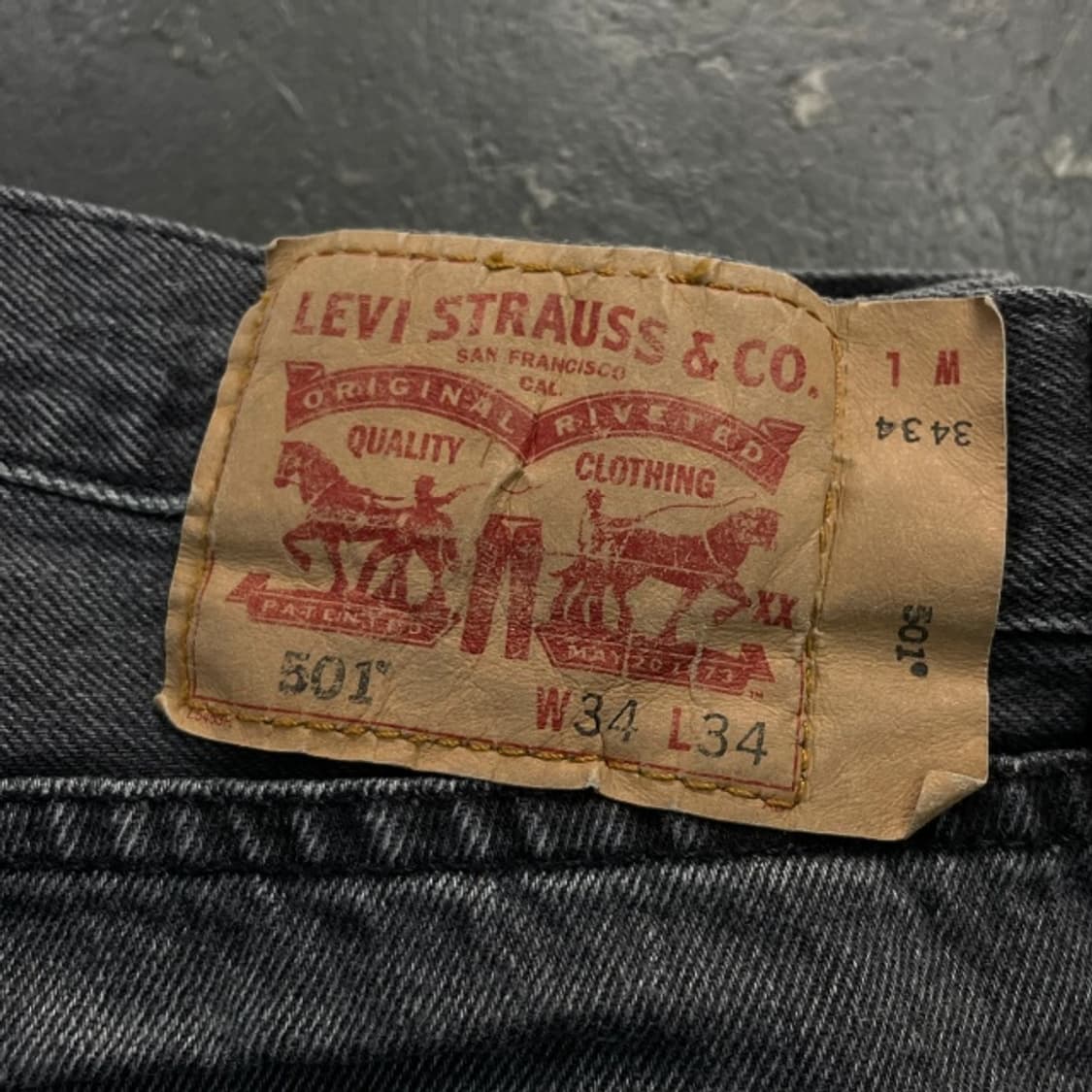 34 리바이스 501 청바지  상품이미지5
