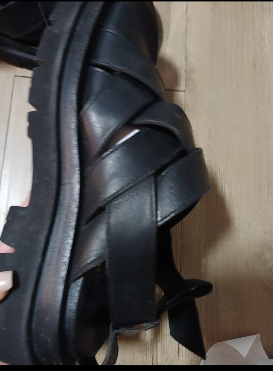 보테가 베네타 러그 플랫폼 샌들 상품이미지3