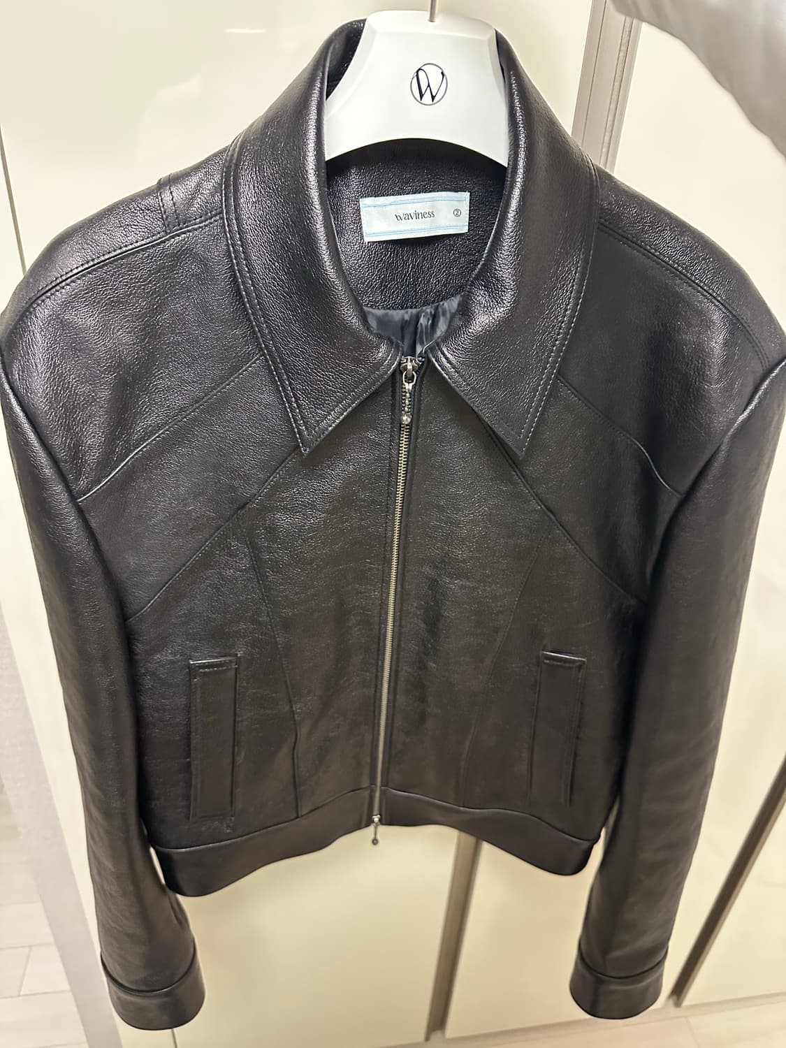 웨이비니스 레더 자켓 2사이즈 상품이미지1