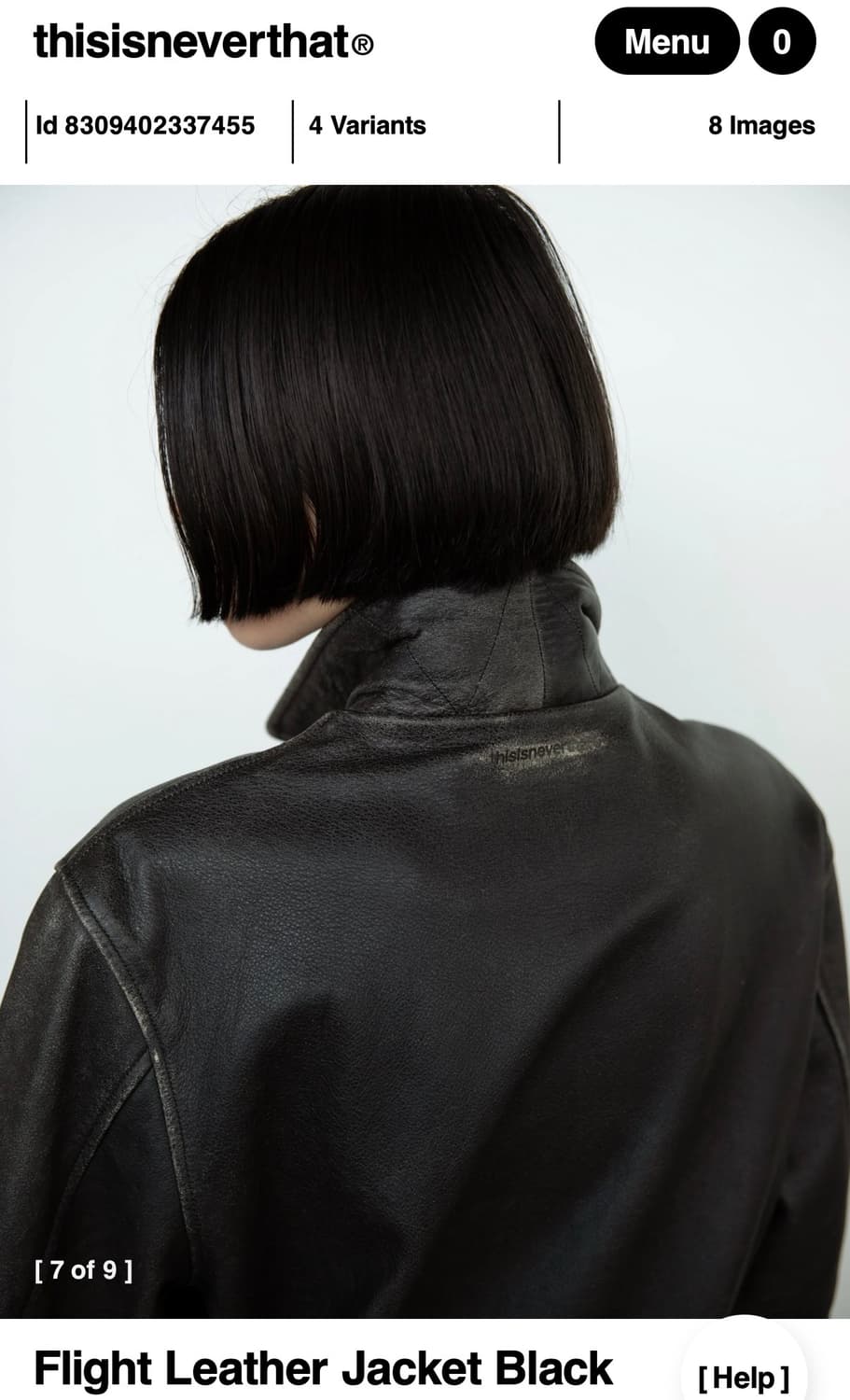 디스이즈네버댓 플라이트 레더자켓 L 상품이미지10