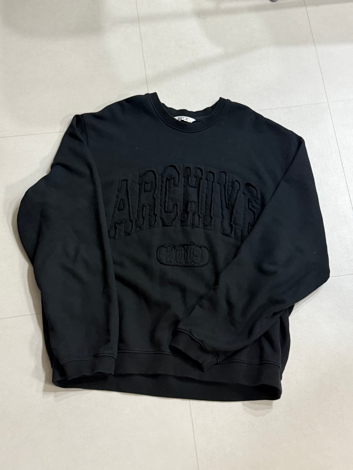 ETCE VINTAGE ARCHIVE SWEATSHIRTS (BLACK) 상품이미지3
