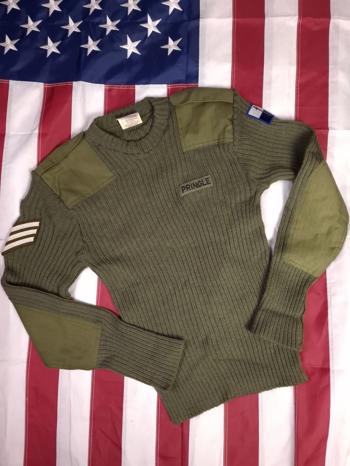 새제품 오리지날 90's 영국군 울 코만도 니트 상품이미지1