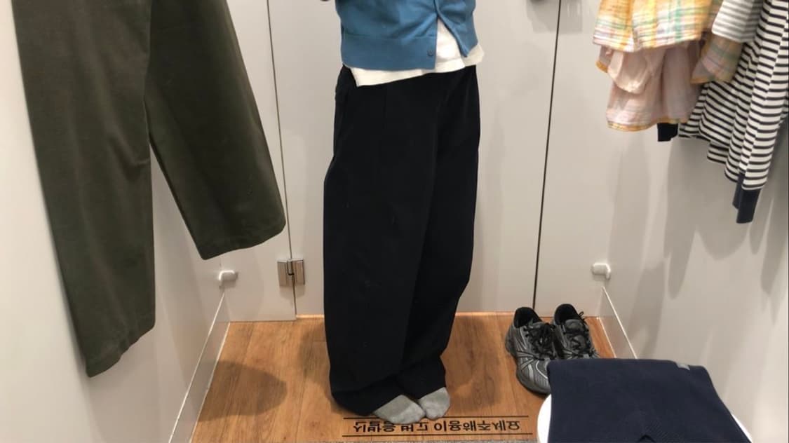 유니클로 저지배럴레그팬츠 S 상품이미지1