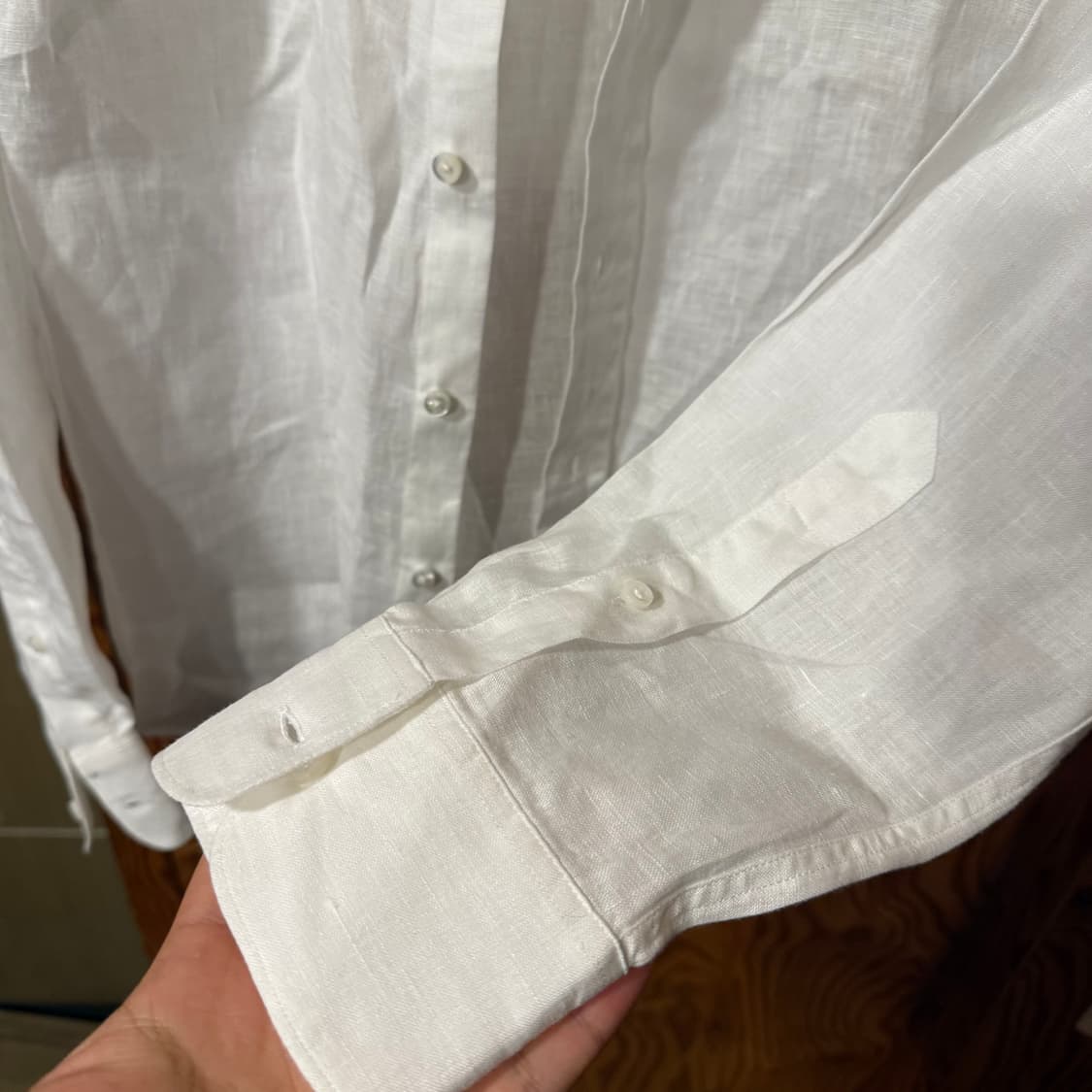 랄프로렌 퍼플라벨 린넨 셔츠 상품이미지7