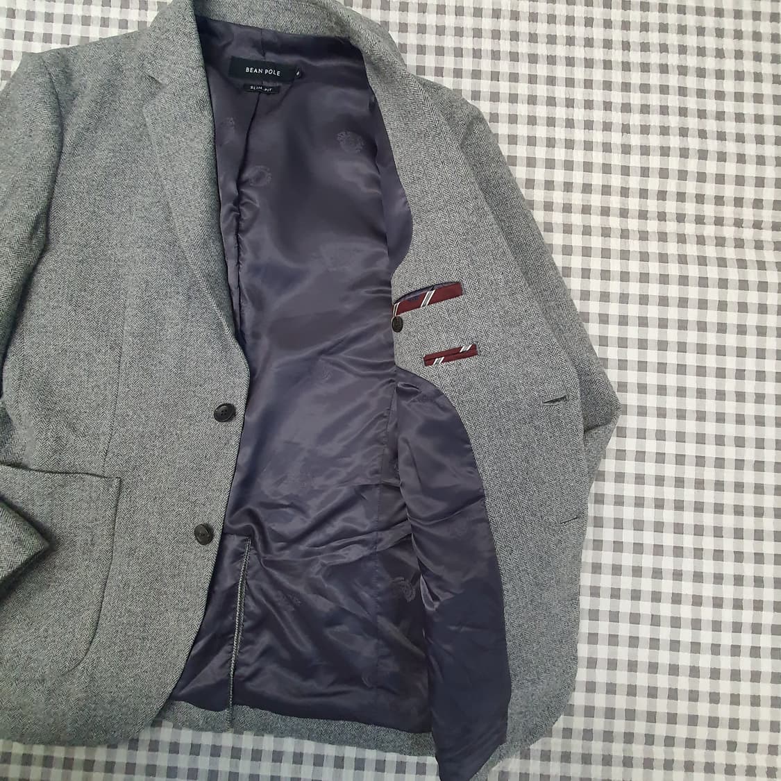 빈폴 헨링본 울 블레이저 자켓 남자95 상품이미지6