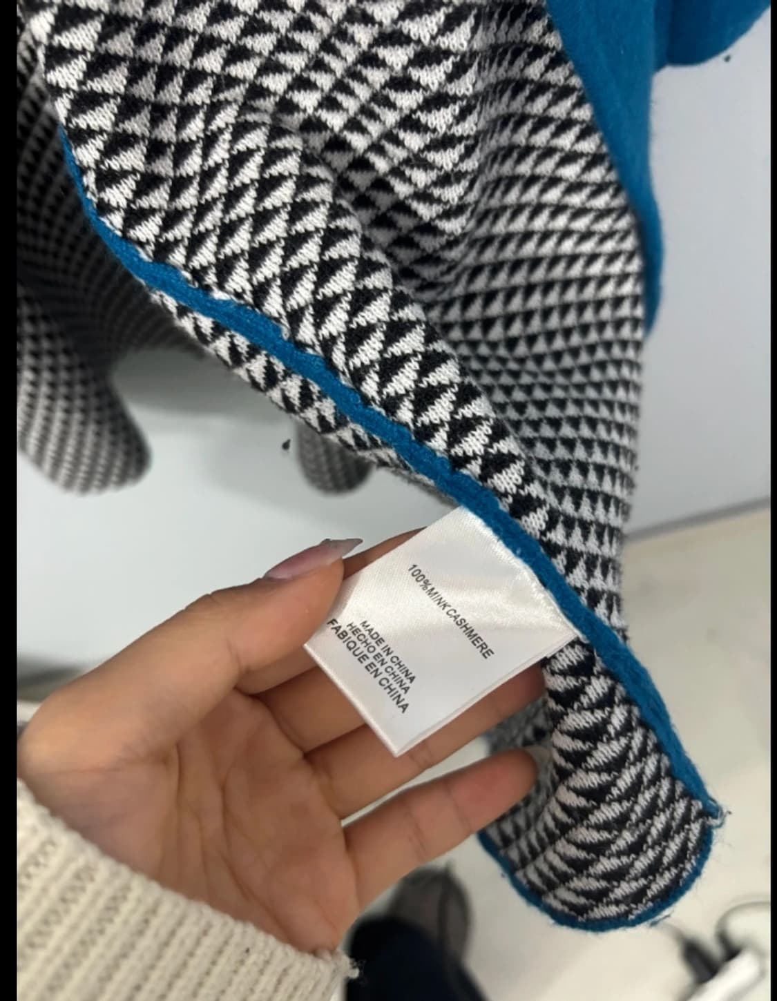 한섬 MOSIQINA 밍크 캐시미어 코트 L 상품이미지6