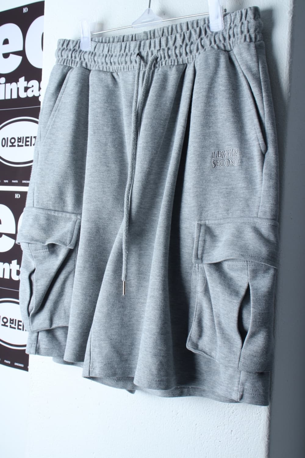 (L-XL) 리메인세컨드 반바지 팬츠 작은오염 카고 밴딩-P9915 상품이미지1
