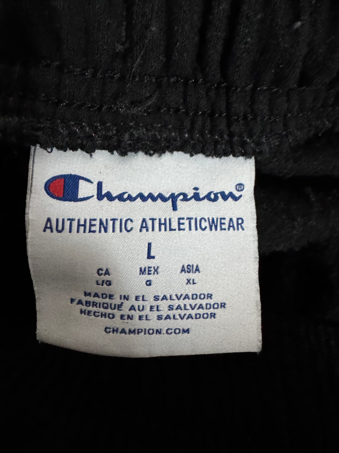 챔피온 블랙 후드티 기모 트레이닝 세트 L ~ XL 상품이미지3