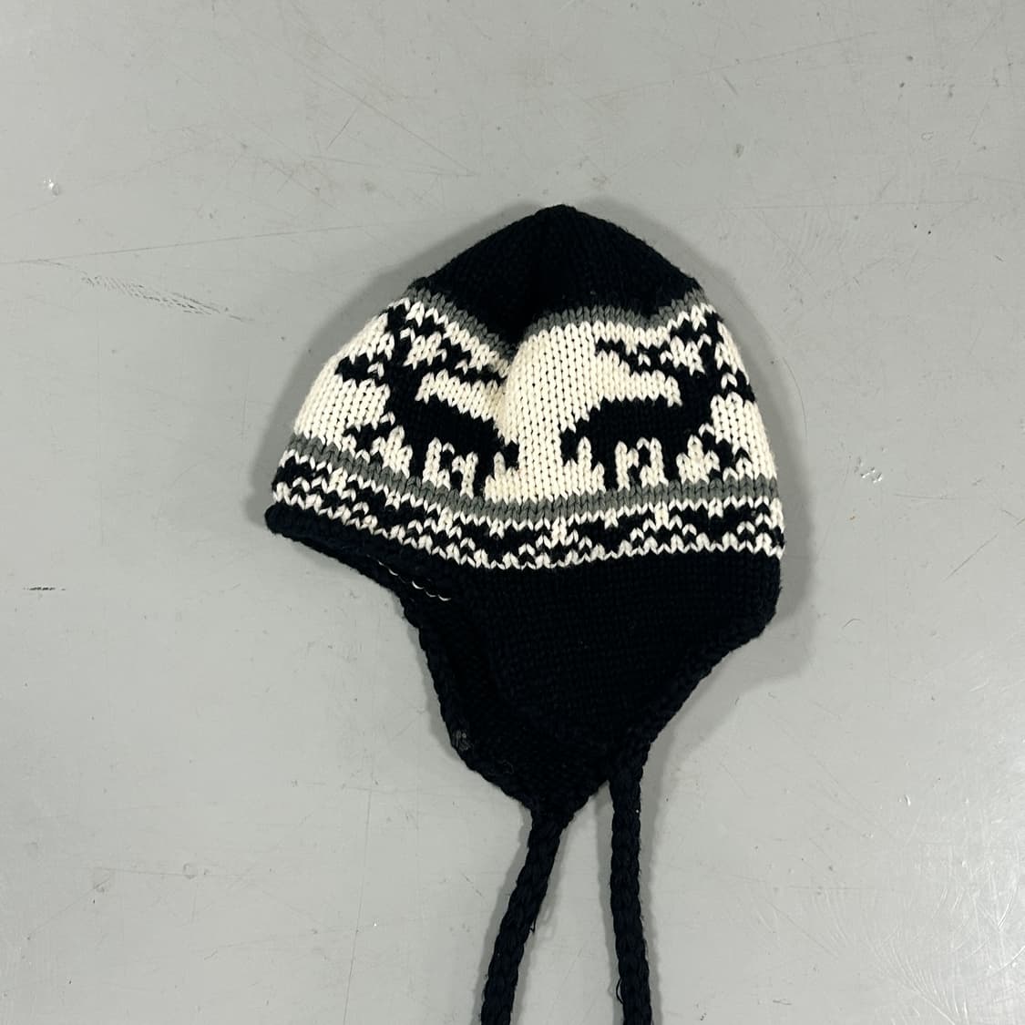 JAPAN vtg 노르딕 이어플랩 비니 상품이미지2