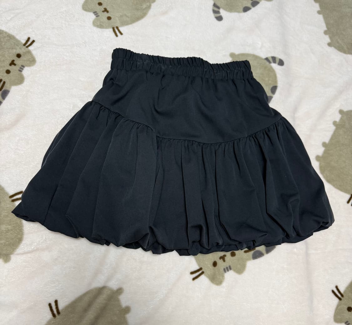 러플 퍼프 하이웨이스트 스커트 상품이미지1