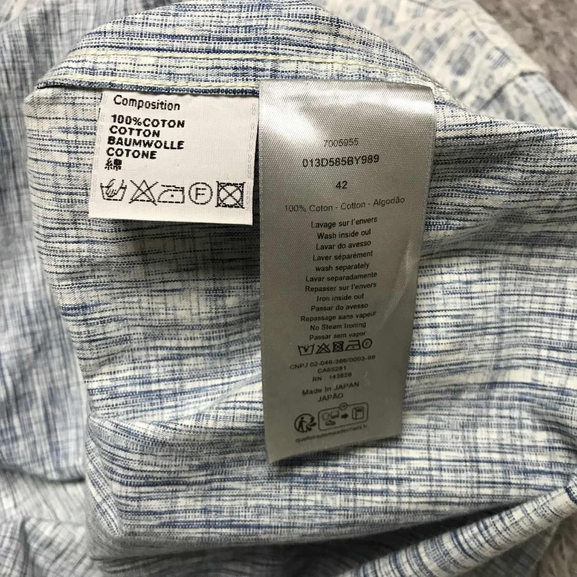 {클로젯}[42]디올 카스리 오버셔츠 데님 자켓 상품이미지7