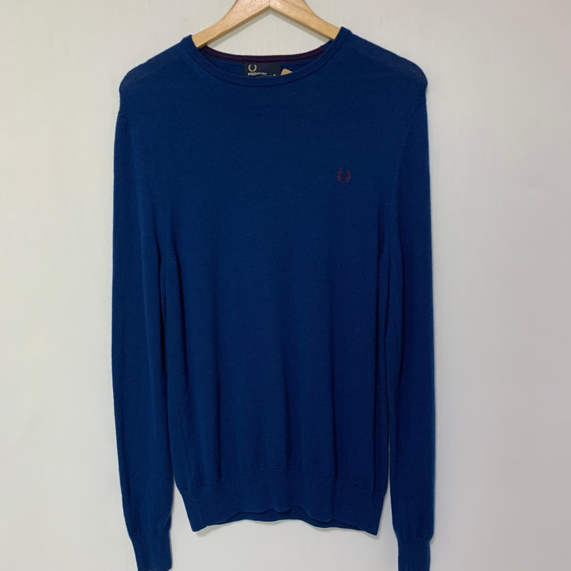 프레드페리 네이비 블루 빈티지 니트 M  상품이미지2
