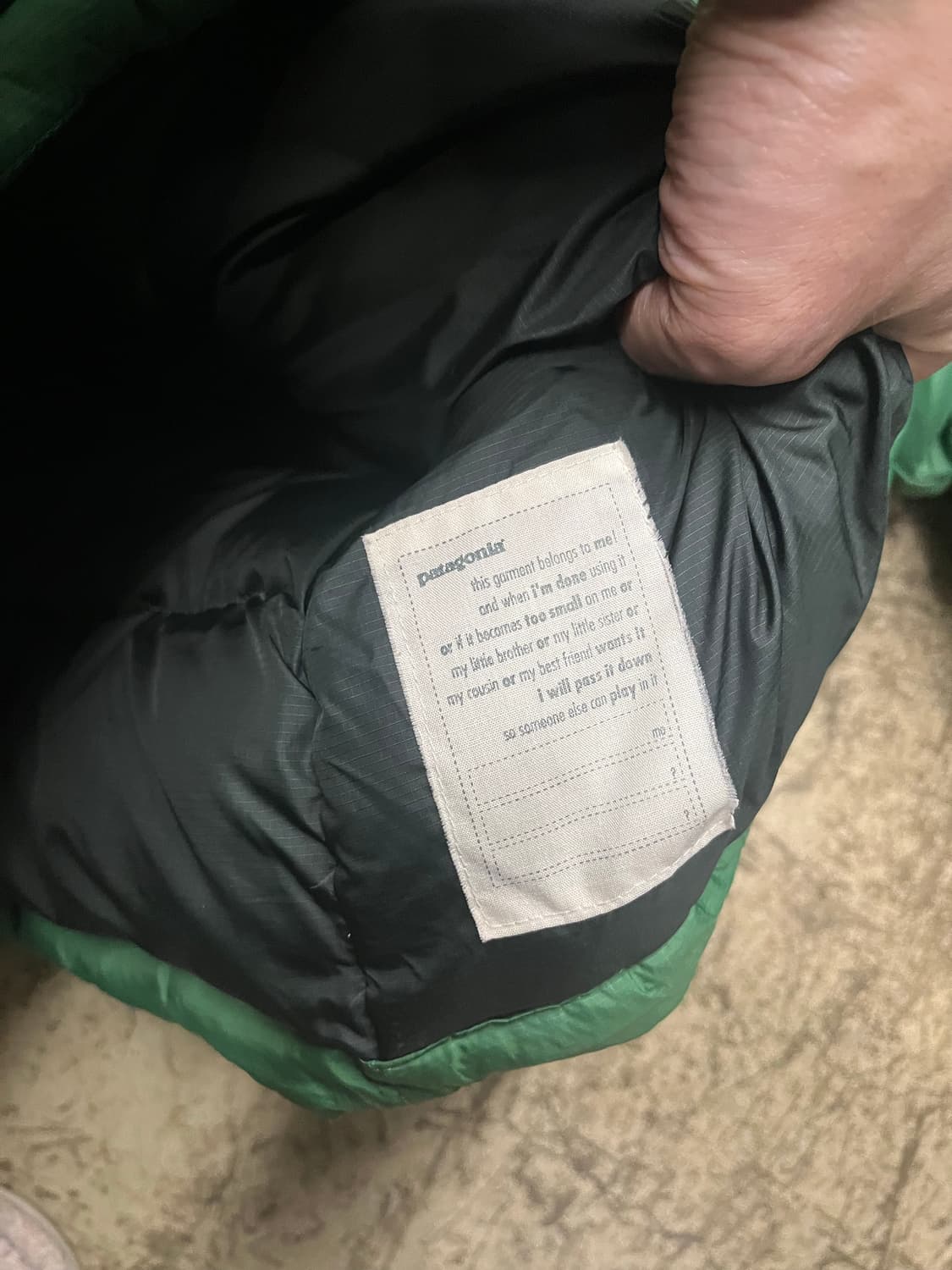 파타고니아 그린 패딩 자켓 상품이미지7