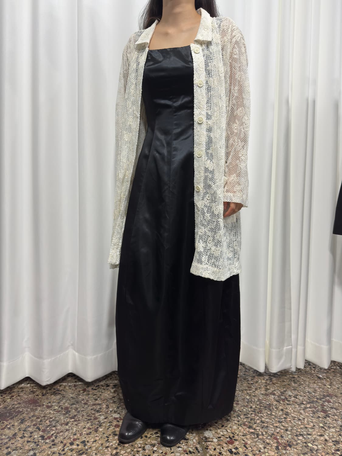 white lace coat 상품이미지5