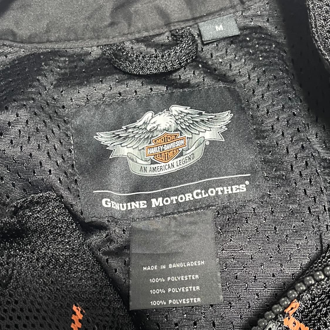M 할리데이비슨 패치 디테일 매쉬 레이싱 자켓 상품이미지4