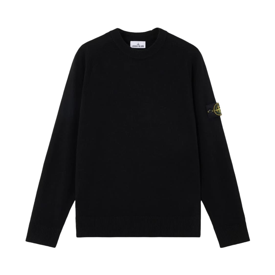 스톤 아일랜드 25FW RWS 울 크루넥 니트 블랙 상품이미지1