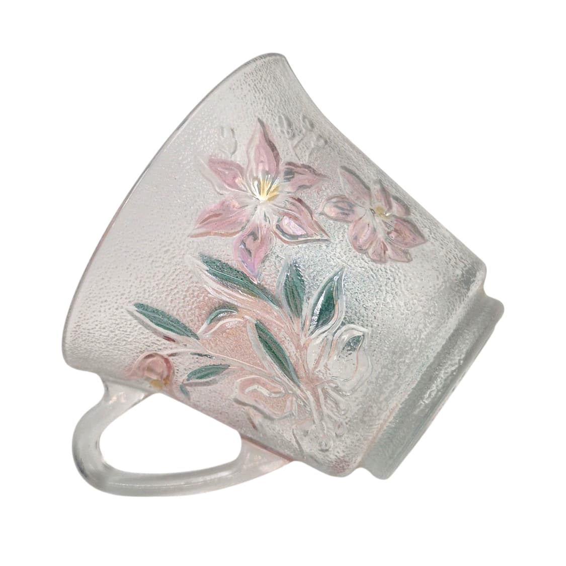 80s 카메이 마블 컬러 난초 컵&소서 1세트 상품이미지4