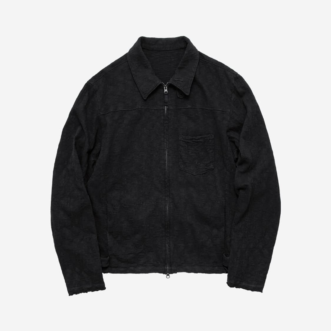 [3] 폴리테루 슬럽 집 자켓 블랙 상품이미지1