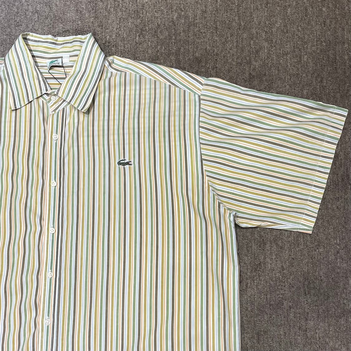 Lacoste 라코스테 스트라이프 반팔 셔츠 상품이미지4