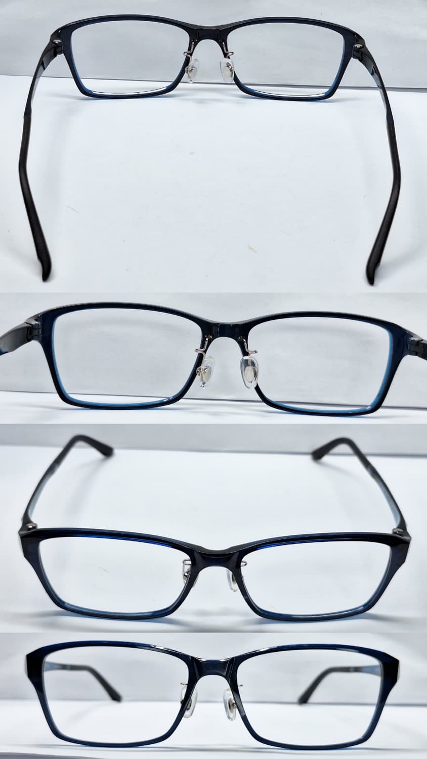 메가네이치바 FREE FIT FFT-064 울템 와이드 아쿠아블루 안경테 상품이미지9