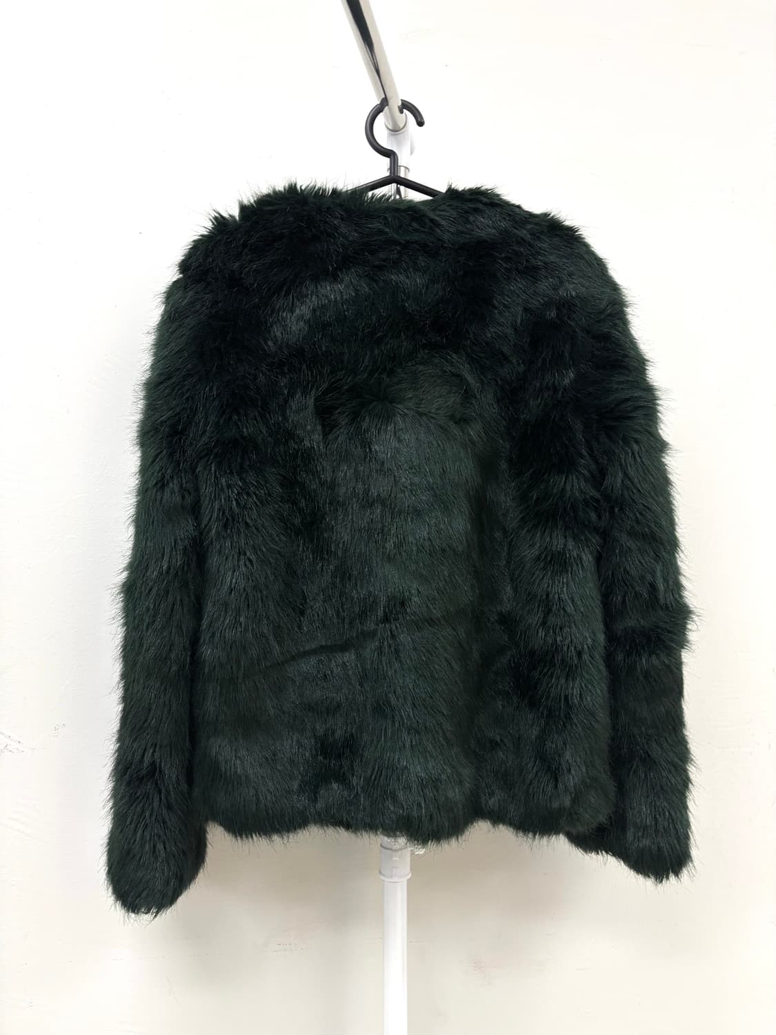 빈티지 버쉬카 딥그린 퍼 자켓 상품이미지9