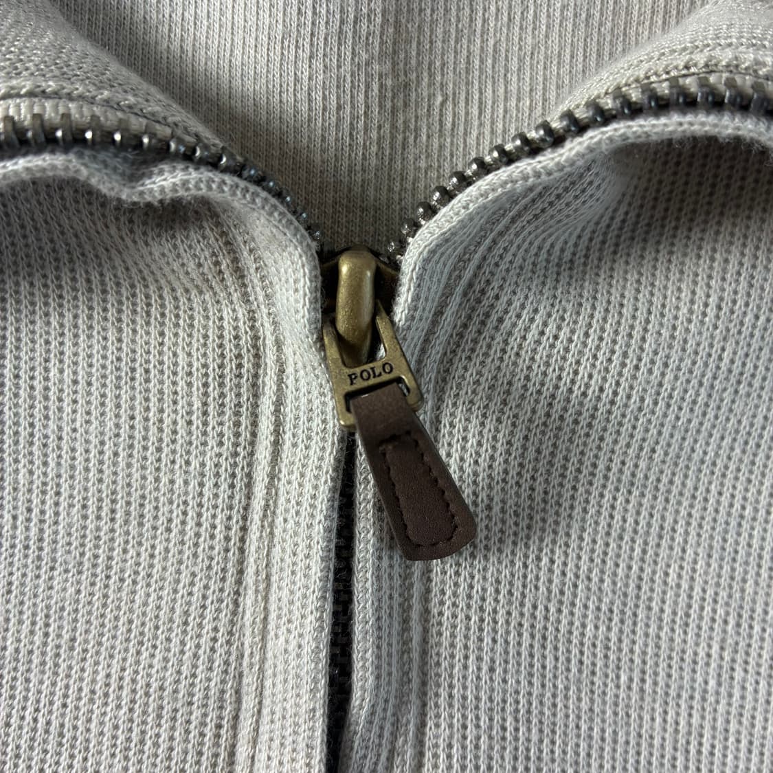 Polo  폴로 랄프로렌 신형 자수 코튼 아이보리 반집업  상품이미지4