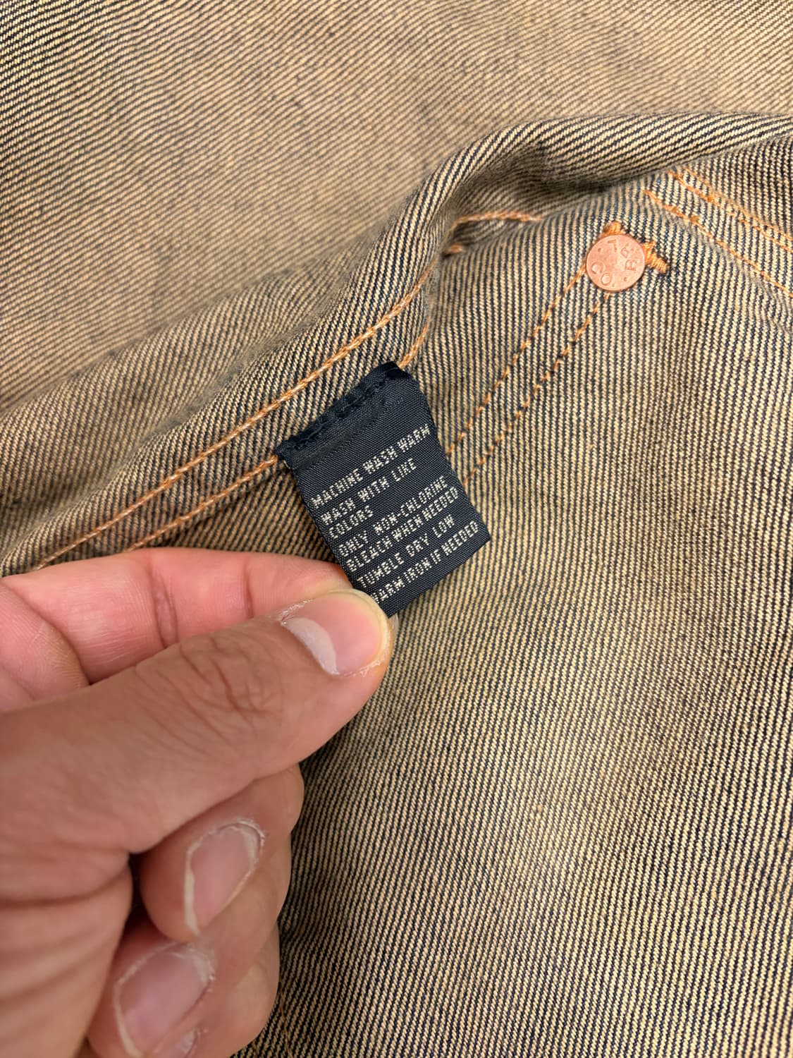 rrl 더블알엘 셀비지 타입1 청자켓 L 상품이미지9