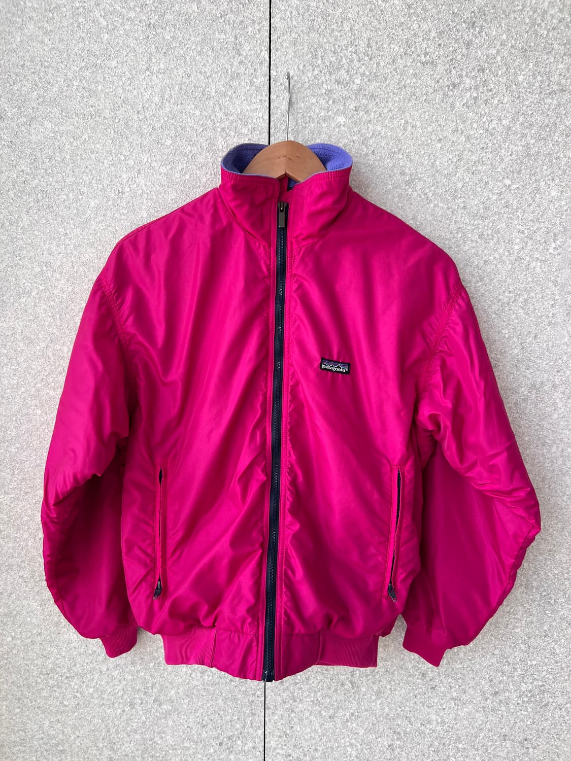 80's 파타고니아 신칠라 쉘드 봄버 자켓 핑크/퍼플 12size 상품이미지1