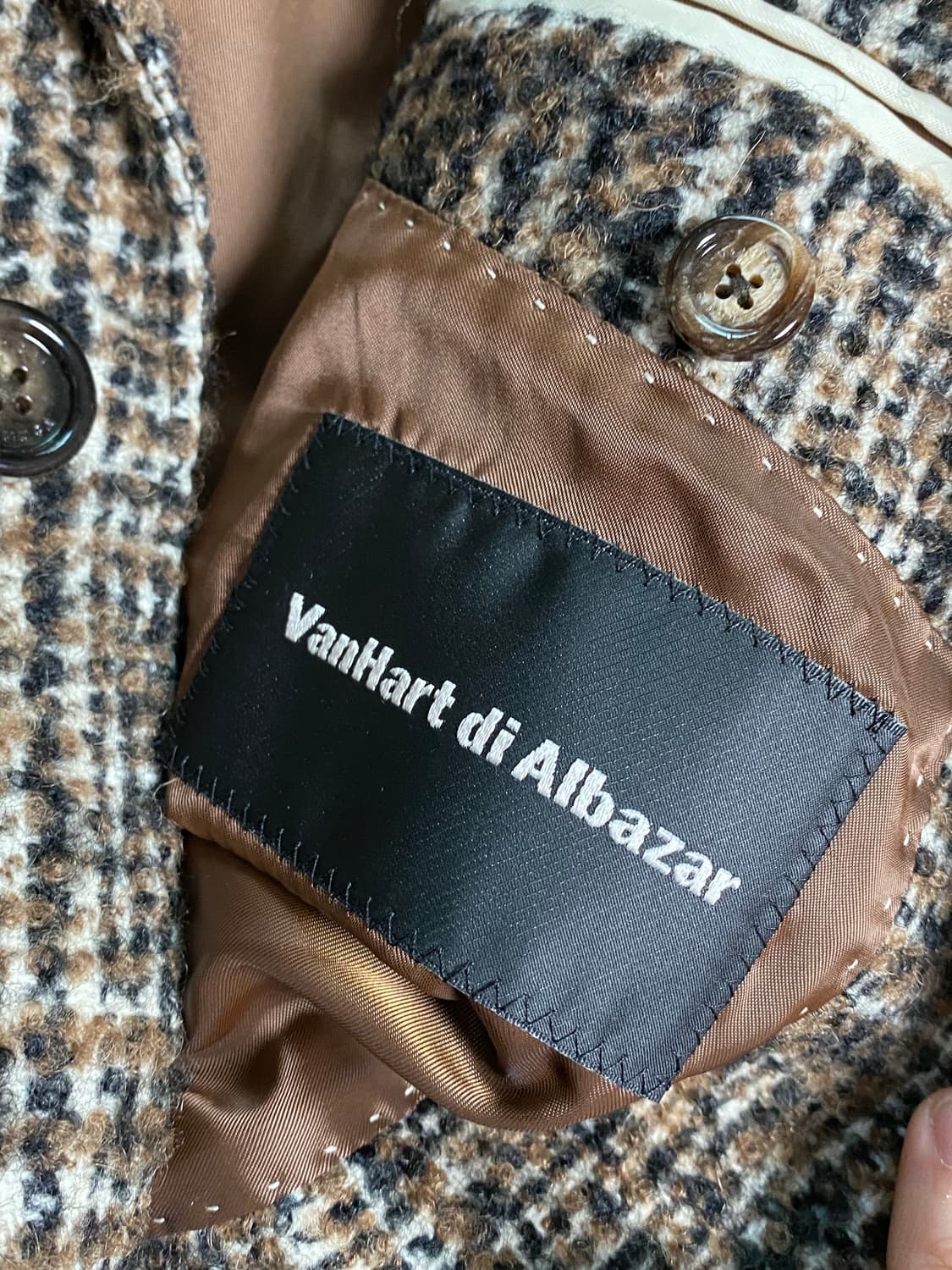 반하트 디 알바자 패턴 코트 상품이미지2